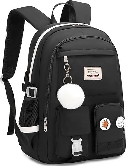 Hey Yoo Backpack for Girls Bookbag Cute School Bag College Middle High Elementary School Backpack for Teen Girls